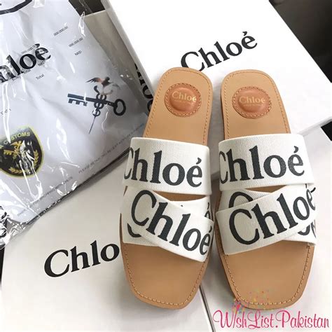 chloe slippers price.